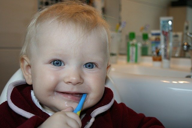 Una buena higiene bucal en niños